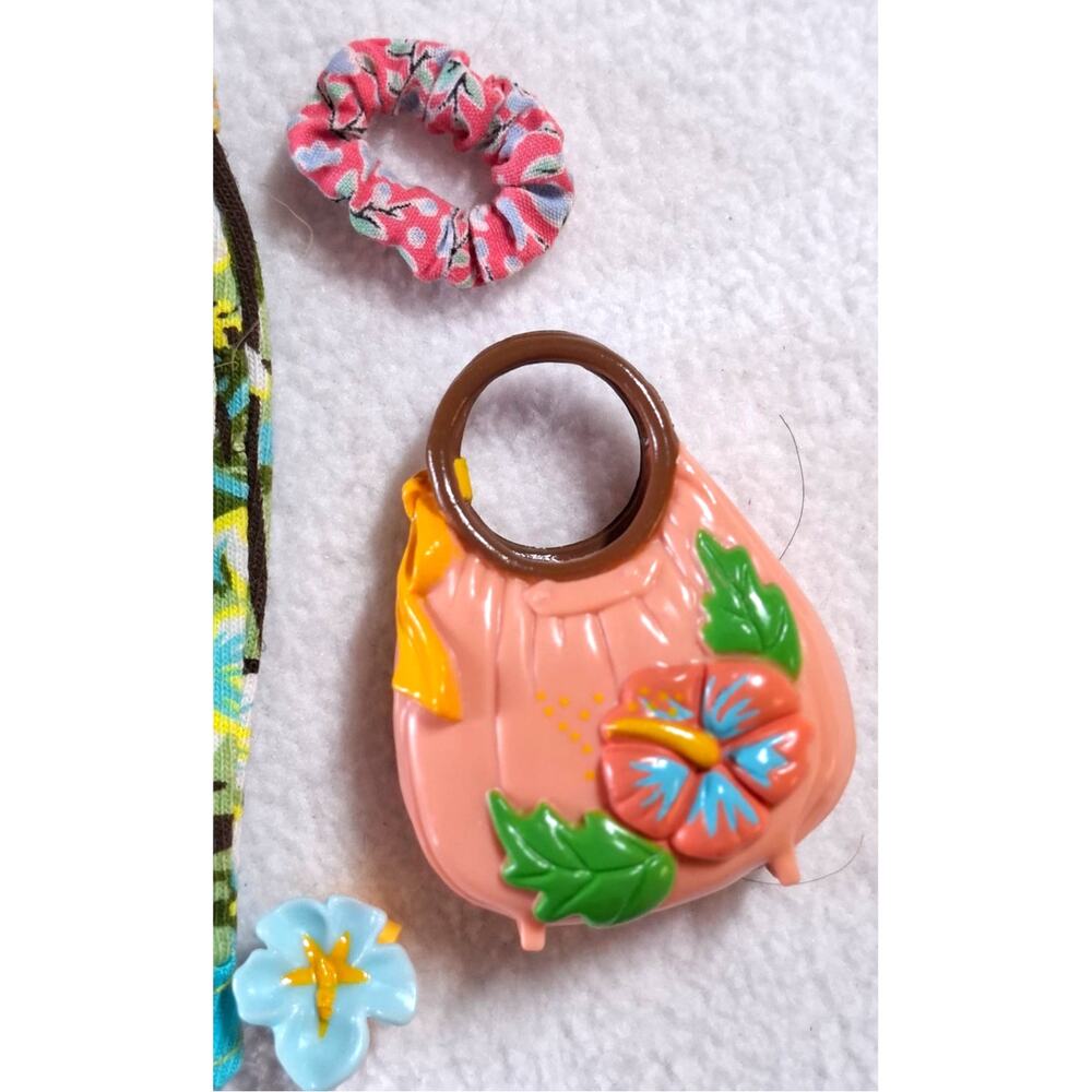 My Scene Jammin' in Jamaica Barbie Clothes Accessories Lot Skirt Shoes Purse - Picture 4 of 6